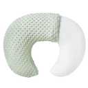 Baby Nursing Pillow and Body Positioner with Premium Slipcover for Breastfeeding for Baby Boys and Girls, Feeding Pillow with Breathable Comfortable Pillowcase (Green), 22 x 17.7 x 5.9 inches