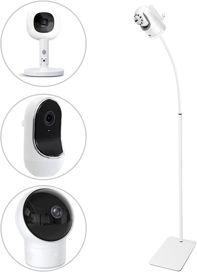 67" Adjustable Height Baby Monitor Floor Stand Holder for Infant Optics DXR-8 Pro,Nanit Pro,Eufy Spaceview, Spaceview Pro,Owlet Cam 2 Baby Monitor StandAlso for Cameras with 1/4 Screw Mount