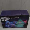 FBZ 300FT Permanent Outdoor RGB Lights - IP67 Waterproof with Smart App Control Remote,DIY Scene Modes, Music Synchronization,Eaves Lights for Garden Decor,Deck,Christmas