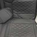 Seat Covers Custom Fit for Chevy Silverado GMC Sierra 1500 2007-2025 2500/3500 HD Crew Cab Pickup Truck Seat Cover Protector Cushion with Faux Leather Waterproof(Black, Front Seat)