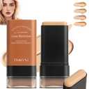 Flawless Eraser Foundation Stick,Korean Hydrating Lightweight Foundation Stick with Brush,Multi-Use Foundation Stick Makeup, Waterproof Thin and Cover Blemishes for All Skin Types (natural, 02) (0.01 Fl Oz (Pack of 1))