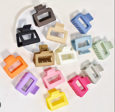 Cobinaan Medium Hair Clips for Women Girls, 2 x 1 x 1.8 inch, 10 pcs Neutral Color, Claw Hair Clips for Thin/Medium Thick Hair, Hair Jaw Clips Nonslip Clips