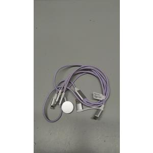 Travel Essentials,Multi Charging Cable for Apple Watch Charger/iPhone Charger/Samsung Charger,Type C Cable Cord for iWatch Ultra/102/iPhone 1711/Samsung S25S20,Android Phone,airPods[1.2M]Purple