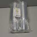 TashiBox Plastic Cups with Flat Lids 100 Sets 16 oz, Clear Crystal drink cups with lids