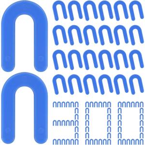 DGSL Tile Leveling System Tile Spacers 1/16 Inch, 300 pieces Horseshoe Shim U Shape Plastic Tile Leveling Clips for Various Types of Tile Leveling