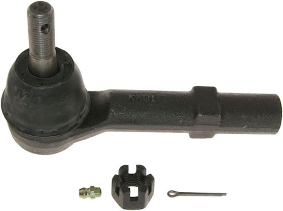 MOOG Front Left Lower Suspension Control Arm & Ball Joint Assembly - Outer Tie Rod End Precision Fit Replacement - Front Steering Component - Truck Steering Parts