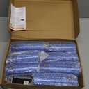 Flameless Candles with Embedded Star String, Battery Operated LED Pillar Candles with Timer and Remote Control, Home Decorating for Ambiance, Set of 7 (Blue)