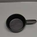 American Metalcraft CIFD Cast Iron Mini Fondue Pot with Handle, Black