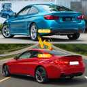 KHK Rear Trunk Spoiler Compatible with 2013-2020 BMW 4-Series F32 Coupe