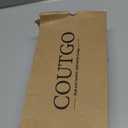 Coutgo Womens Mesh Slingback Kitten Heels Pointed Toe Low Heel Pumps Sexy Dress Shoes, 6