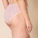 Amazon Essentials Women's Breathable Cotton Bikini Brief Underwear with Full Coverage, Multipacks (L)