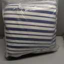 Y-PLWOMEN Quilt King Size - 100% Cotton King Size Bedspread, Navy Blue Striped Quilt for King Bed, Lightweight Reversible All Season, 3-Piece