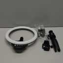 UBeesize 12" Desk Ring Light with Stand & Phone Holder - Adjustable Studio Light for PhotographyZoom Meetings, YouTube, TikTok, Live Streaming