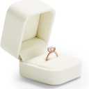 Oirlv Ring Box Wedding Day For Women Velvet Jewelry Box For Engagement Ring Boxes For Proposal