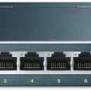 TP-Link 8 Port Gigabit Ethernet Network Switch - Ethernet Splitter | Plug & Play | Fanless | Sturdy Metal w/ Shielded Ports | Traffic Optimization | Unmanaged | Lifetime Protection (TL-SG108)