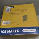 SenCre Ice Makers Countertop, 26.5Lbs/ 24H Ice Machine with 2 Sizes Bullet Ice, 9 Ice Cubes Release in 6 Mins, Self-Cleaning Portable Ice Maker with Ice Scoop and Basket for Home Kitchen Office Bar RV