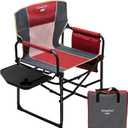 SUNNYFEEL Oversized Camping Directors Chair, Portable Folding Lawn Chairs for Adults Heavy Duty with Side Table,Pocket for Beach, Fishing,Picnic,Concert,Tailgating, Outdoor Foldable Camp Chair