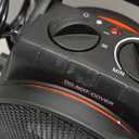 Outdoor Heaters for Patio, 1500W Outdoor Space Heater with 3S PTC Fast Heating, 3-Mode Electric Patio Heater for Greenhouse, Garage, Deck & Patio, Overheat Protection Red