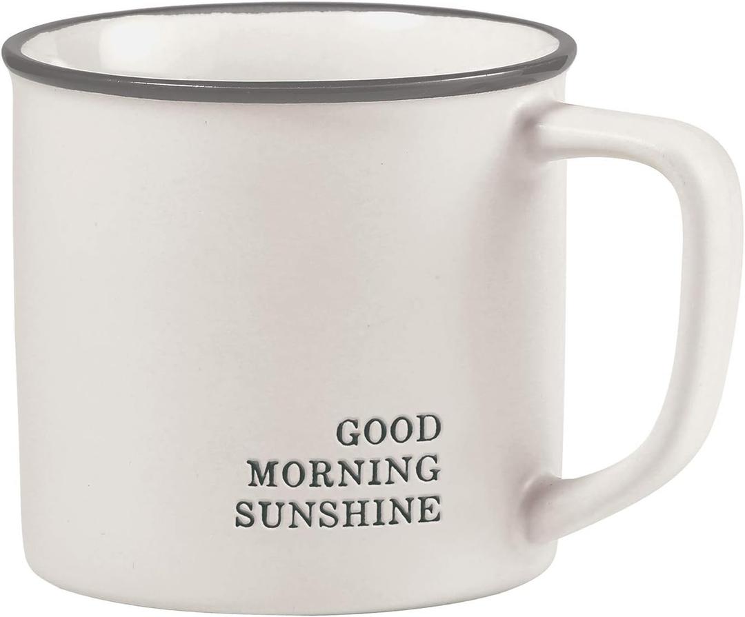 Santa Barbara Design Studio Face Stoneware Coffee Mug, 16-Ounce, Good Morning Sunshine