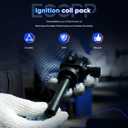 ECCPP UF535 6 ignition coils with 6 iridium Spark Plugs for Dodge for Mercedes-Benz 2007 2008 Sprinter 2500 3500 C230 C280 C300 C350 CL550 ML450 SLK280 2011 2012 2015 3.0L V6 5.5L 4.7L V8 3.5L C1656