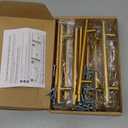 HOME EDIT Brushed Brass Cabinet Handles 5 Inch Hole Spacing, Stainless Steel Drawer Pulls for Cabinets, Kitchen, Bathroom, Dresser 20 Pack