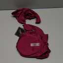 ZAFUL Women's One Shoulder Bikini Twisted Ruched High Cut Bandeau Bikini Set Two Piece Swimsuit (Medium, 1-plum Pie)