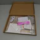 Acrylic Dry Erase Board with LED Light -11.8"x8.5" Clear Glowing Memo,Brightness Level Adjustment,12 Color Markers, Ideal for Office/Home/Kids (Standard Edition)