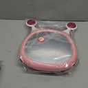 Oly Active Baby Car Mirror - Shatter-Proof Rear Facing Infant Mirror Entertains, Soothes, and Keeps Baby Visible - 10 x 11.7 x 3.1 In. Adjustable Headrest Mirror with Remote Control by Benbat, Pink