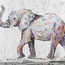 Patton Elephant Canvas, 30 x 40 in