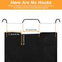 4 Pcs Laundry Sorter Replacement Bags Hamper Cart Removable Replacement Laundry Storage Organizer Bag Hamper Liner, No Hooks 14.76 x 8.66 x 21.65 Inch