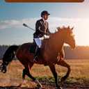 Riding Crop for Horses 17", Horse Crop for Training, Equestrian Sport Accessory, Black