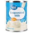 Great Value Evaporated Milk, 12 fl oz US, Best By 03/17/27