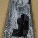 Tdrynl 32" Ski & Snowboard Wall Rack – Heavy-Duty Wall Mounted Ski Storage for Garage, Holds 10 Pairs with 5 Adjustable Hooks, 300lbs Capacity, Non-Slip Rubber, Easy Install | Ski Holders for Wall