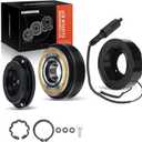 A-Premium Air Conditioner AC Compressor Clutch Kit Compatible with Mercedes-Benz C220, C230, C280, E300, E320, E420 & Chrysler & Dodge Sprinter 2500 & Freightliner Sprinter 3500, 7SB16C Style Only