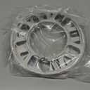 4 Pack Universal Wheel Spacers, 1/5" (5mm) Thick Die Cast Replacement Wheel Spacer for 4 & 5 Lugs Wheels/Rims, Fits 98 to 120mm Multiple Bolts Pattern, 4x100, 4x108, 4x110, 5x114.3, 5x120 (Silver)