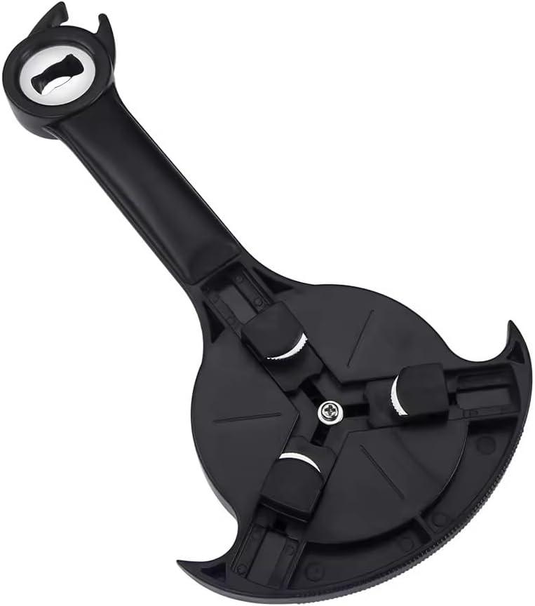 Can Opener Multifunction,Jar Opener for Weak Hands,Kitchen Beer bottle Opener Portable 3in1 Bottle Opener Can Opener Tool Innovative Gadget Get Lid Off Easily (BLACK)