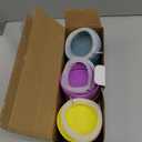 AOZITA 18 Pack Plastic REGULAR Mouth Mason Jar Lids for Ball Regular Mouth Jars - Colored Plastic Storage Caps for Mason/Canning Jars, Leak Proof, Dishwasher Safe & Food Grade