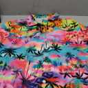 Women Hawaiian Shirt Soft Cool Summer Hawaii Tshirts Beach Tropic Print V Neck Button up Tops Floral Short Sleeve Tops (Medium, Colour)