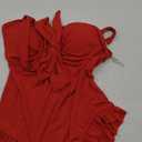 Women's Sun Goddess Tankini, Tummy Control, Adjustable, Tie Back, Swimsuit (Size XL)