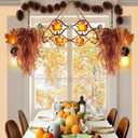 RECUTMS Fake Hanging Plants 4 Pcs Artificial Boston Ferns for Outdoors UV Resistant Draping Faux Greenery Plastic Decorative Vines for Bedroom Wall Garden Wedding Indoor (Brown)