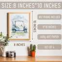 3 x BRRNYOI Golfing Wall Art Posters Set of 4, Golf Nursery Decor, Watercolor Golf Cart Course Club Golfer Canvas Prints Wall Decor for Kids Boy Teen Bedroom Dorm Playroom Home, 8x10 Unframed, (various Posters)