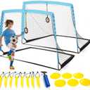 Premium Backyard Soccer Goal Set  Includes Portable Pop-Up Goals, Heavy-Duty Nets, Training Balls, and Full Equipment for Kids and Toddlers  Ideal for Outdoor Play & Skill Development
