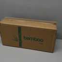 Wingsife Utensils Holder with 4 Compartments, Bamboo Utensil Organizer for Kitchen Countertop, Silverware Caddy Cutlery Holder for Flatware Fork Spoon Spatula, Cooking Utensil (Classic)