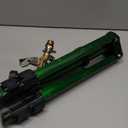 Biswing Impact Sprinkler Head on Tripod Base, Heavy Duty Lawn Sprinklers, 360 Degree Large Area Irrigation, Metal Sprinkler Nozzle & Solid Alloy Metal Extension Legs Flip Locks, 1 Pack