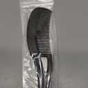 Dandruff Comb Fine Tooth Scalp Detox Comb Lice for Women, Men & Kids Stainless Steel Scalp Detoxing, Sweep & Massage Hair Brush Tool for Hair Care (Brown)