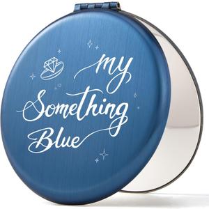 Bride Makeup Mirror My Something Blue Mirror for Bridal Shower Wedding Engagement Gifts