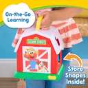 Sesame Street Elmo's Learn & Sort Barn with Music and Sounds, 6-pieces, Teaches Toddlers Shapes, Sounds, and Problem-Solving Skills, Toy for Girls, Boys, Kids, Ages 2 and Up by Just Play, Kids Toys for Ages 2 Up by Just Play