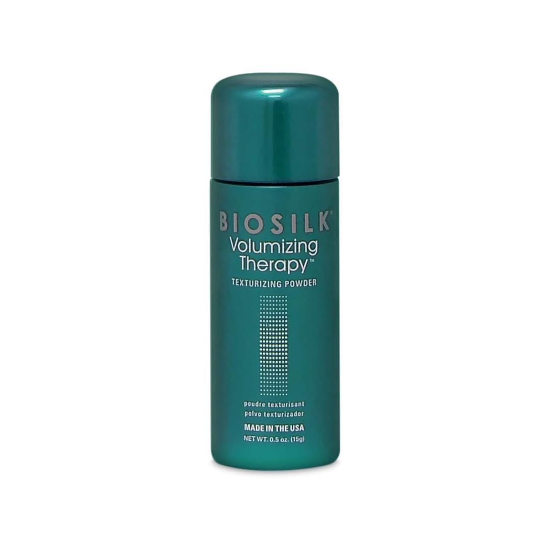 BioSilk Volumizing Therapy Texturizing Powder, Root Lifting Hair Powder for Volume & Texture, Absorbs Excess Oil, Silk & Rice Proteins, Sulfate-Free, Paraben-Free, Cruelty-Free, 0.5 Oz
