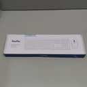 Wireless Keyboard and Mouse, Vssoplor 2.4GHz Rechargeable Compact Quiet Full-Size Keyboard and Mouse Combo with Nano USB Receiver for Windows, Laptop, PC, Notebook-Black and Rose Gold