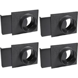 POWERTEC 70108-P4V 4 Inch Blast Gate for Dust Collector, Dust Collection Fittings, 4PK